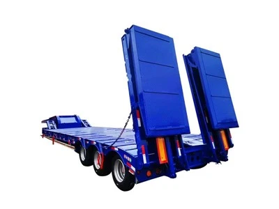3 Axle 70 Tons Detachable Gooseneck Low Bed Trailer