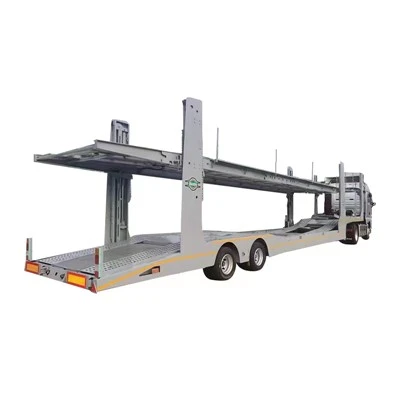 2 Axles 8 Set Car Carrier Semi Trailer