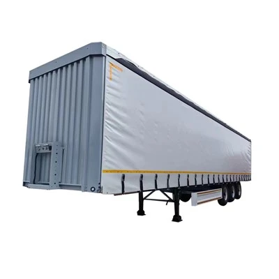 Tri-Axle 40tons Curtain Side Wall Semi Truck Fence Cargo Trailer