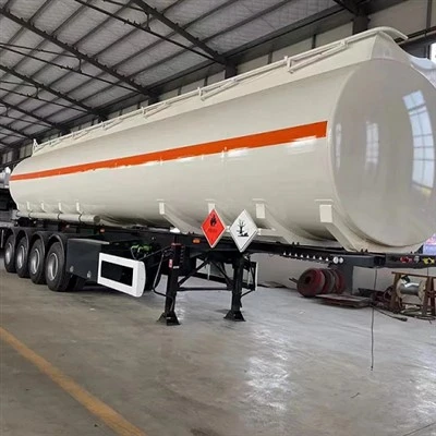 4 Axle 50000L Palm Oil Tanker Truck