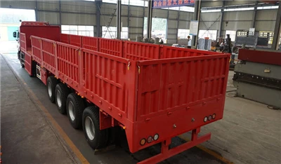 70 Ton 4 Axles Side Tipper Trailer
