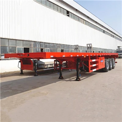 Flatbed Container Semi Trailer