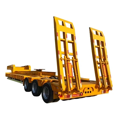 Tri Axles Lowbed Semi Trailer